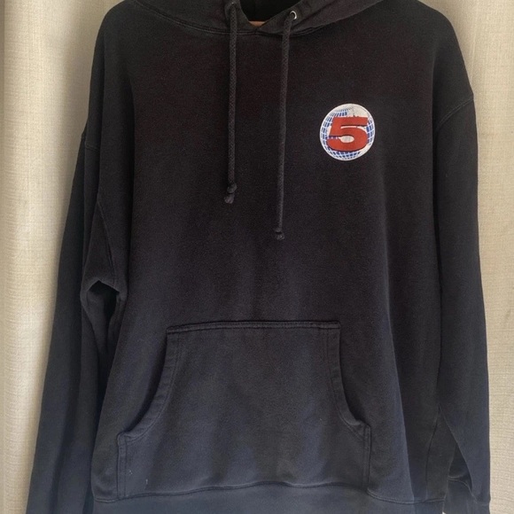 Channel 5 Black Hooded Sweatshirt Men’s Size XL Hoodie - Picture 1 of 3